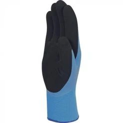 GANTS DELTA PLUS 100% ACRYLIQUE MAIN TOUTE ENDUITE LATEX BLEU CLAIR - VV736BL0 -IFARMOR Boutique thrym vv736 p