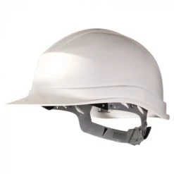 CASQUE DE CHANTIER DELTA PLUS SERRAGE GLISSIÈRE BLANC-ZIRC1BC
