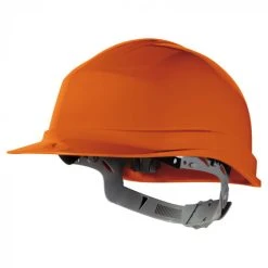 CASQUE DE CHANTIER DELTA PLUS SERRAGE GLISSIÈRE ORANGE -ZIRC1OR