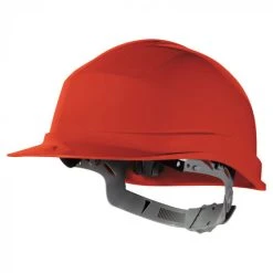 CASQUE DE CHANTIER DELTA PLUS SERRAGE GLISSIÈRE ROUGE -ZIRC1RO